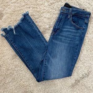 Risen Crop Jeans
